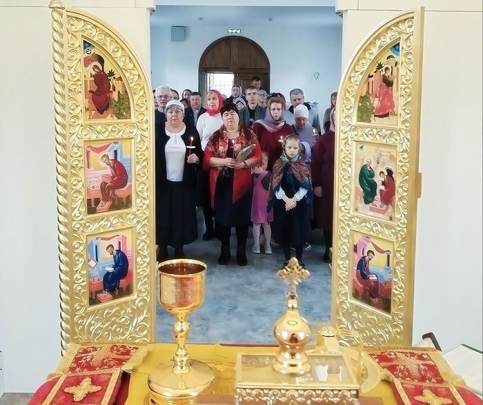 Пасха в храме Богоявления