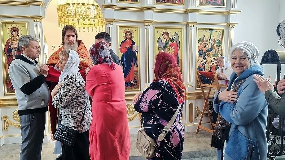 Пасха в храме Богоявления